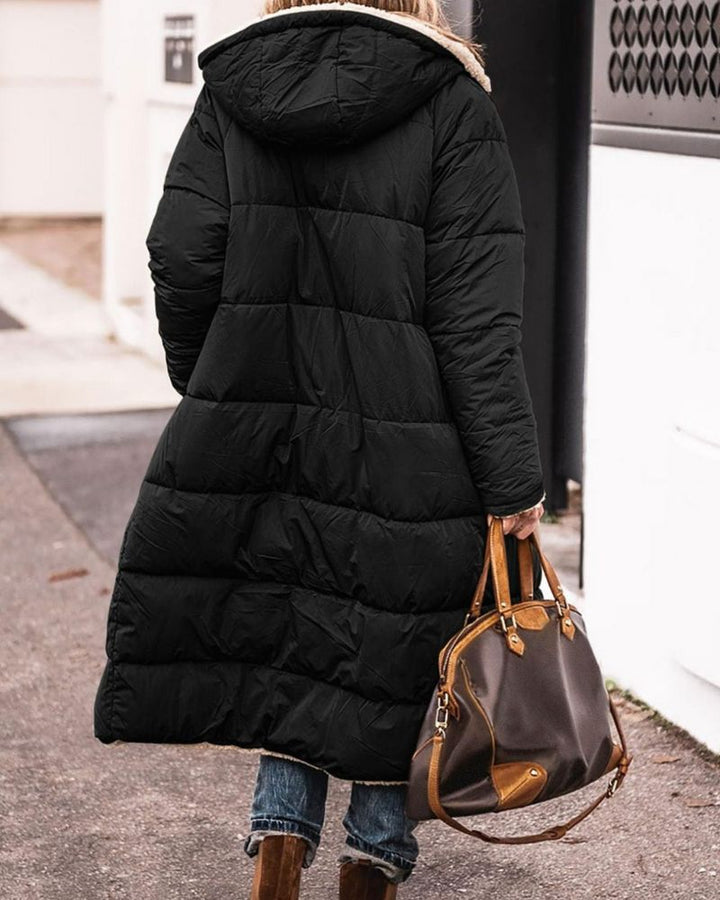 RAILEY - LONG COMFORTABLE COAT THAT CAN BE WORN DOUBLE-SIDED