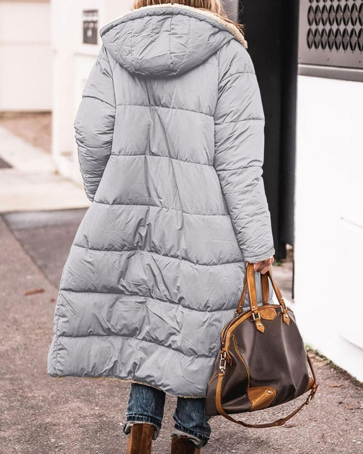 RAILEY - LONG COMFORTABLE COAT THAT CAN BE WORN DOUBLE-SIDED