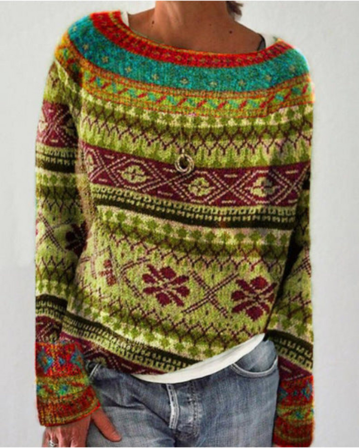 GORIA - BOHO RETRO PULLOVER