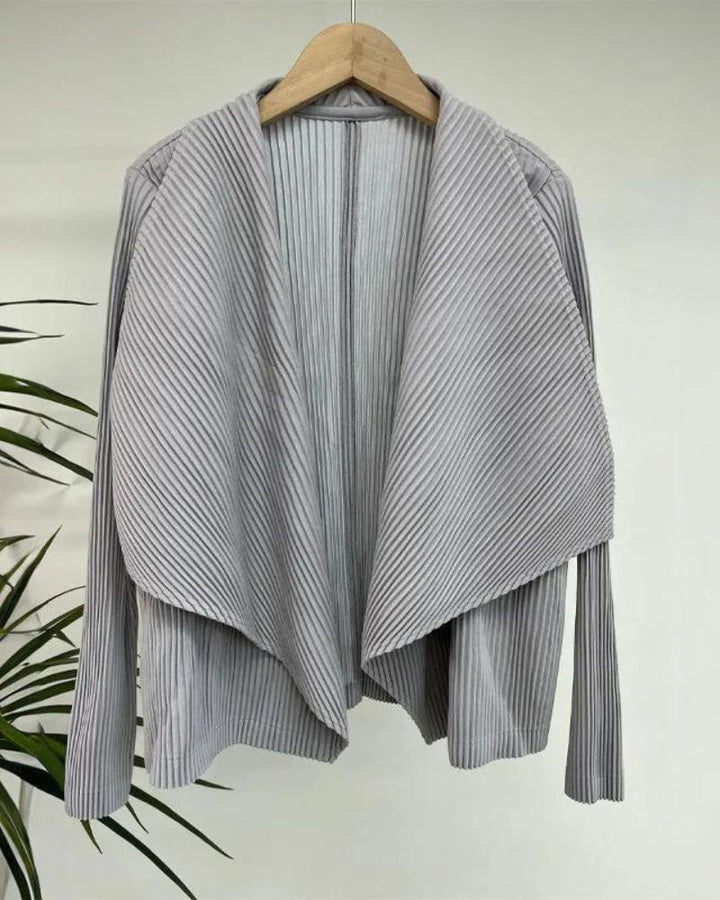 ELSIE - CHIC PLEATED CARDIGAN