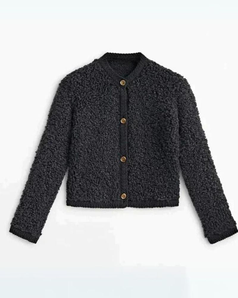 ALORA - French style Teddy Cardigan