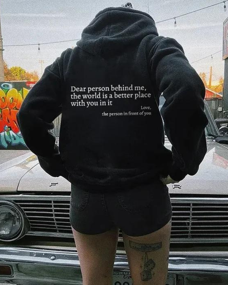 DEAR PERSON BEHIND ME HOODIE