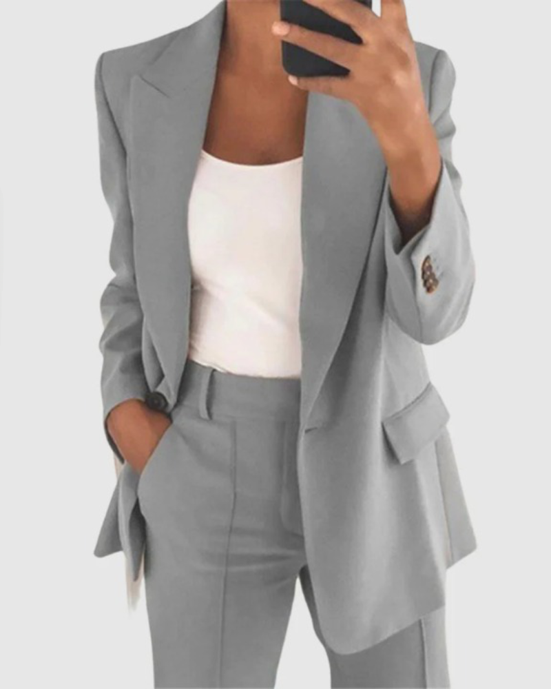 MELIA - SOPHISTICATED STYLE CHIC BLAZER SET