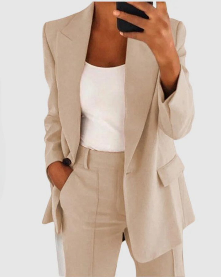 MELIA - SOPHISTICATED STYLE CHIC BLAZER SET