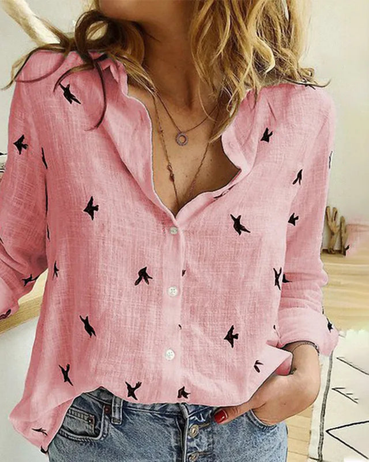 DERIA - COMFY LINEN SHIRT