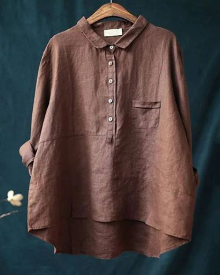 SENALI - COTTON LONG SLEEVE SHIRT
