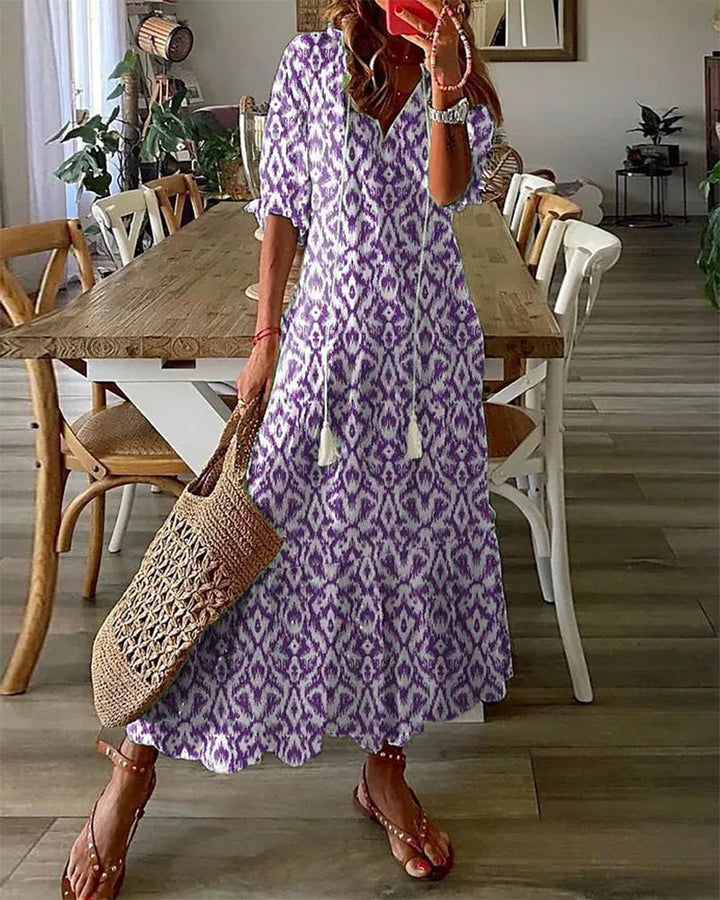 BARILA - BOHO TUMMY COVERAGE DRESS