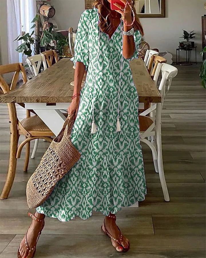 BARILA - BOHO TUMMY COVERAGE DRESS