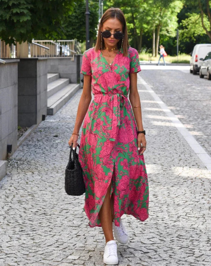 Linda - Floral Stylish Dress